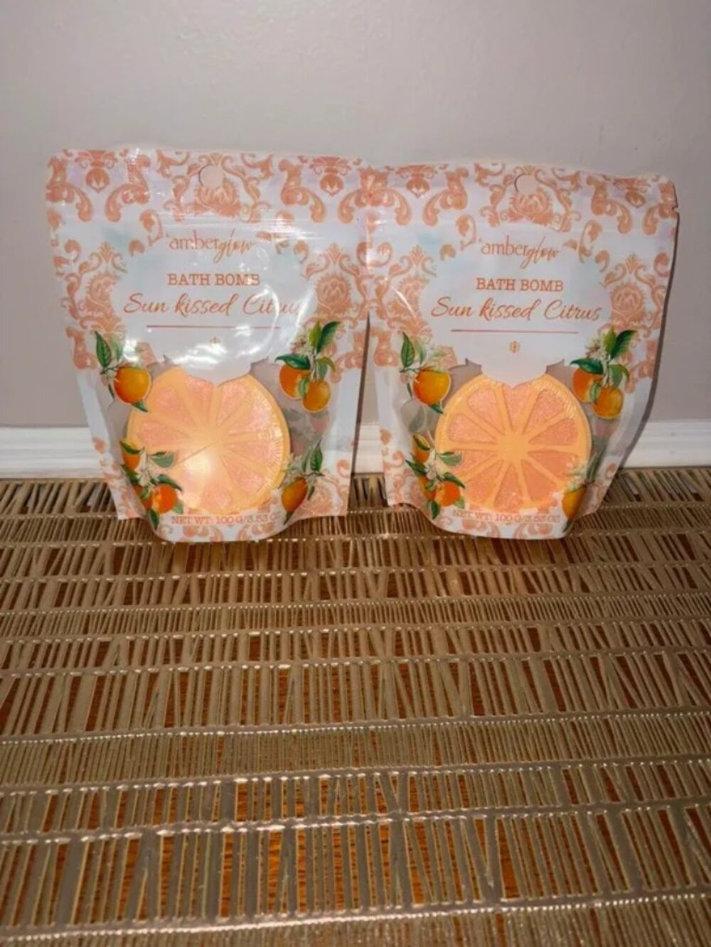 Amber Glow Sun Kissed Citrus Bath Bomb